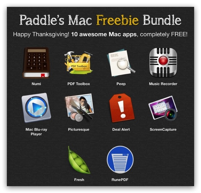 Paddles Mac Freebie Bundle  Paddle minishadow